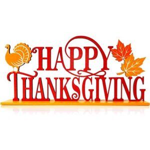 Wood Sign Thanksgiving Decorations Rustic Thanksgiving Table Decor Holiday